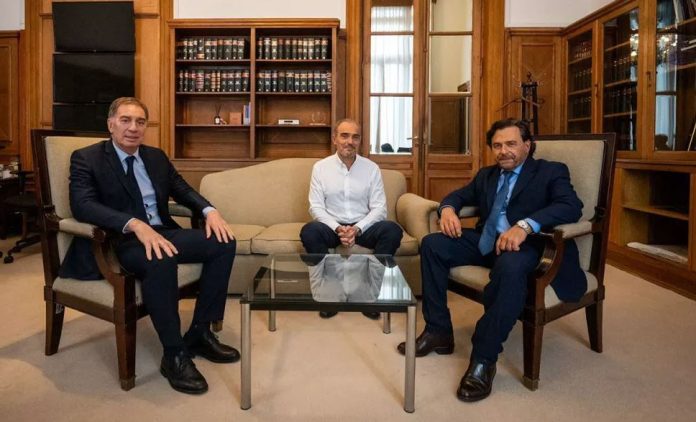 El gobernador de Salta le pidió a Santilli y a Lule Menem recursos para infraestructura en la provincia