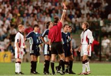 “La tarjeta roja fue excesiva”, aseguró Zanetti sobre la expulsión de Beckham en el Mundial de Francia 1998
