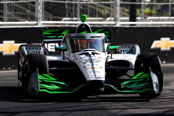 Las insólitas maniobras de Mick Schumacher en la IndyCar: de un choque contra el muro a no doblar y perjudicar a un rival