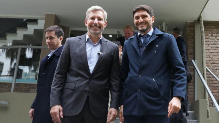 Rogelio Frigerio y Maximiliano Pullaro se encontraron en Entre Ríos con la visita de Macri y la salida de la crisis en la agenda