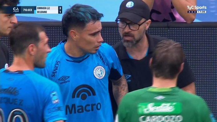 Susto en la Copa Argentina: Lucas Zelarayán sufrió un malestar en la cancha y debió ser reemplazado en Belgrano-Gimnasia de Jujuy