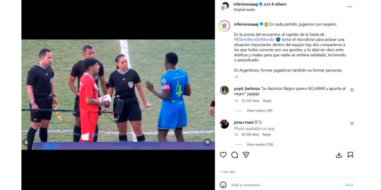 “Tenemos un compañero al que le decimos Negro”: la inédita aclaración de un juvenil de Argentinos Juniors a un rival antes de un partido