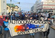 Conflicto salarial con la Policía en Santa Cruz: protestas, acampe y refuerzo de fuerzas federales de Nación