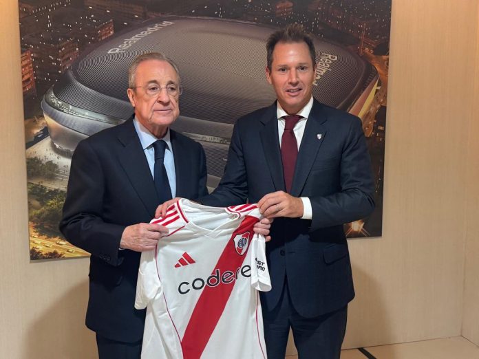 El ex presidente de River Plate, Jorge Brito, le envió un mensaje de apoyo a Florentino Pérez antes de las elecciones en el Real Madrid