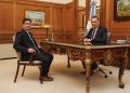En su primera actividad como vocero, Ravier conversó con Adorni y protagoniza una serie de reuniones en Casa Rosada