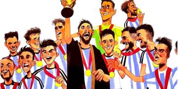Escribió un libro de Messi, recibió una reacción de Antonela, y ahora le hizo una canción a la Selección para el Mundial: “Vamos por la cuarta estrella”