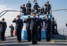 La Armada Argentina conmemoró el bicentenario del Combate Naval de Los Pozos en el Río de la Plata