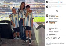 La foto familiar que subió Antonela Roccuzzo tras otro golazo de Lionel Messi en la victoria de Argentina ante Jordania en el Mundial