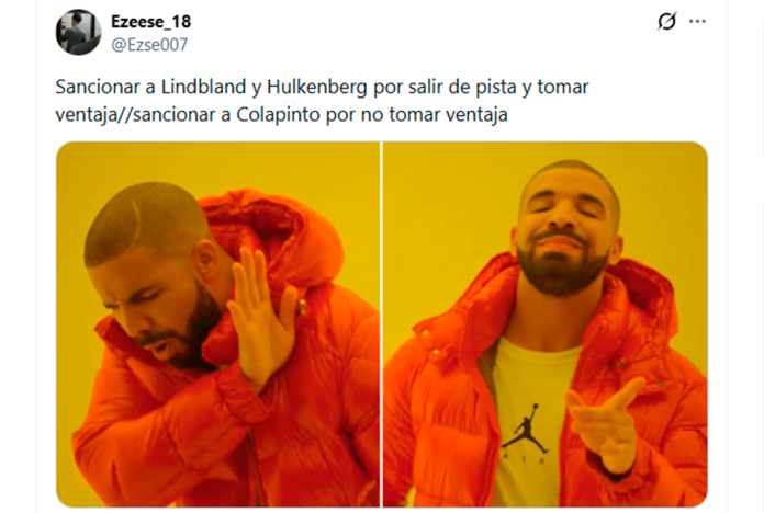 Los mejores memes de la sanción a Colapinto que le hizo perder dos puestos en el GP de Barcelona: la “doble vara” de la FIA