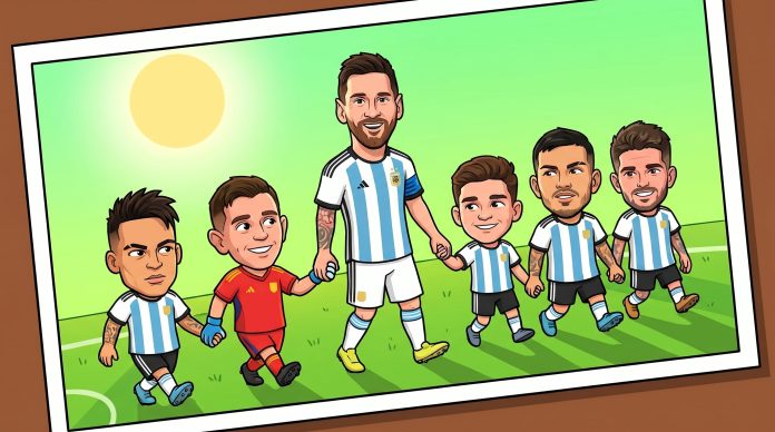 Qué edad tenían los jugadores de la selección argentina cuando Messi hizo su debut en el Mundial