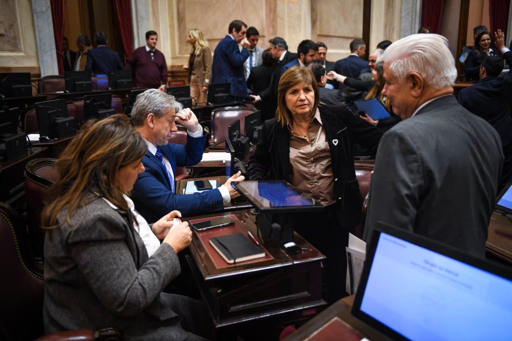 Sesión parlamentaria en el Congreso argentino