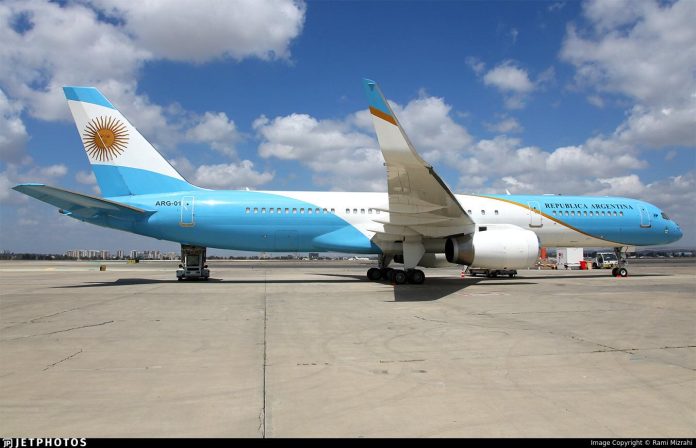 El Gobierno envió al avión presidencial ARG-01 a una inspección programada en Estados Unidos