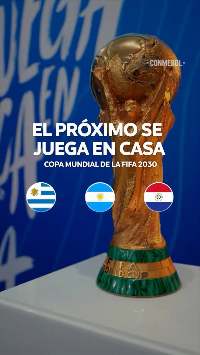 “¡El próximo se juega en casa!“: Alejandro Domínguez palpitó el Mundial 2030 que tendrá partidos en Argentina, Uruguay y Paraguay
