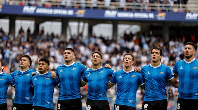 El simbólico homenaje de Los Pumas a los campeones del Mundial 86 durante el partido contra Inglaterra por el Nations Championship