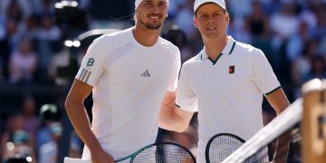 Jannik Sinner y Alexander Zverev, EN VIVO, por la final de Wimbledon: igualan 1-1 tras sets que se definieron en el tiebreak