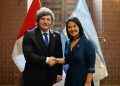 Javier Milei se reunió con Keiko Fujimori antes de la asunción presidencial en Perú