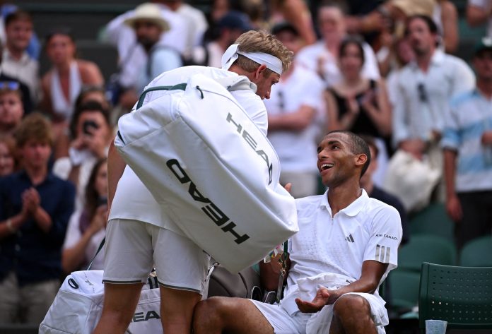 Tenso saludo, reproches y polémica entre el número 4 del mundo y su rival en Wimbledon: “Si estás lesionado, te retirás”