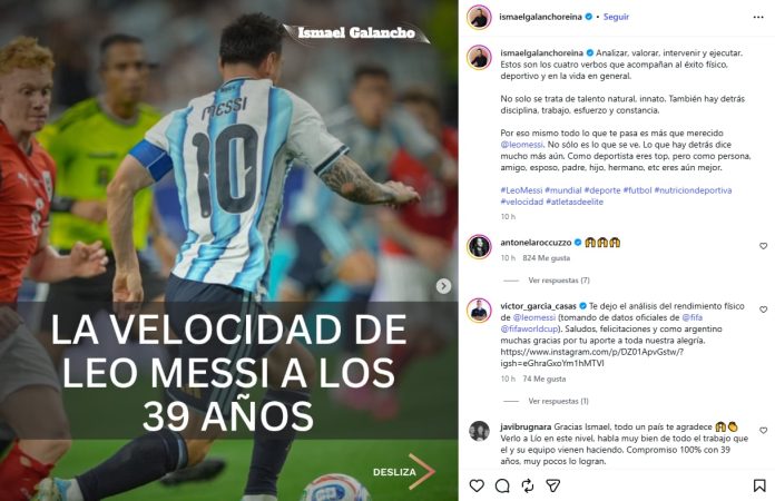 Un famoso nutricionista reveló el sorprendente cambio físico que logró Messi para el Mundial: la reacción de Anto Roccuzzo