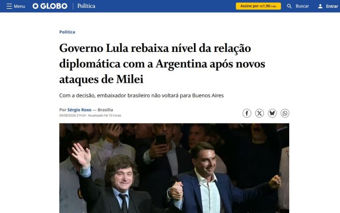 Crisis diplomática: cómo analizaron los medios de Brasil la decisión de Lula de retirar al embajador en Argentina