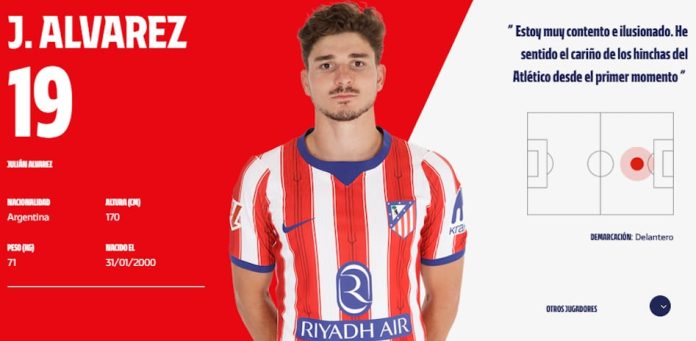 El contundente mensaje de Julián Álvarez en la foto oficial del Atlético Madrid que se volvió viral en medio de las tensiones por su salida