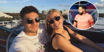 La inesperada reacción de Morena Beltrán con Galíndez luego de que el arquero de Huracán le dijera “feo” a su novio Lucas Blondel