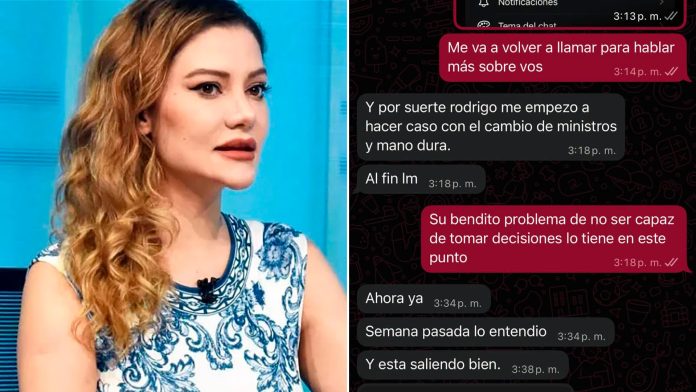 Los chats de Nadia Beller que complican a Fernando Cerimedo y el mensaje del presidente Rodrigo Paz sobre el caso