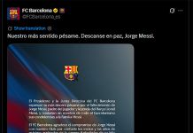 Los mensajes de Barcelona y Real Madrid por la muerte de Jorge Messi