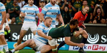Los Springboks ya están en Buenos Aires y se preparan para enfrentar a Los Pumas