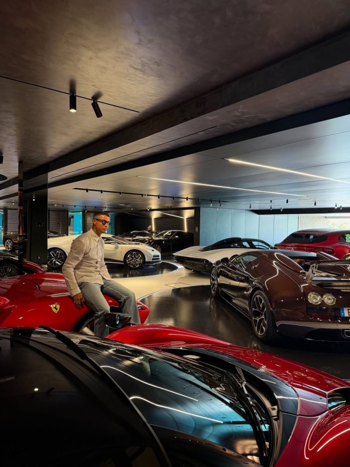 “Mis juguetes”: Cristiano Ronaldo reveló una parte de su lujosa colección de autos valuados en millones de dólares