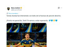 Tomás Aranda fue operado del peroné: cuándo volverá a jugar y la decisión de Boca Juniors sobre un posible reemplazo