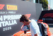 El divertido blooper de Franco Colapinto tras sorprenderse por el “Rayo McQueen” que estará de safety car en el Gran Premio de Italia de Fórmula 1